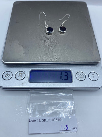 Aretes de Plata con Ópalo de Fuego — Taxco 925 — foto 6