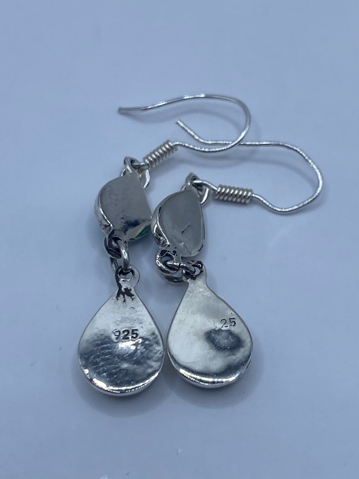 Aretes de Plata con Ópalo de Fuego — Taxco 925 — foto 6