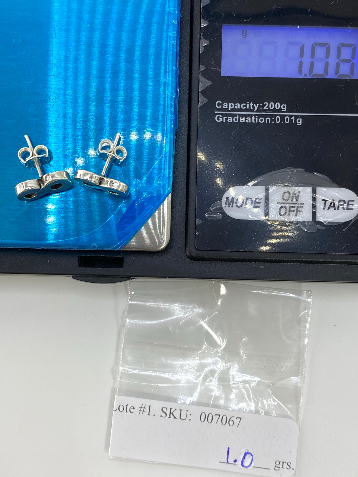 Aretes Plata Cartoneado — Minimalista Taxco 925 — foto 6