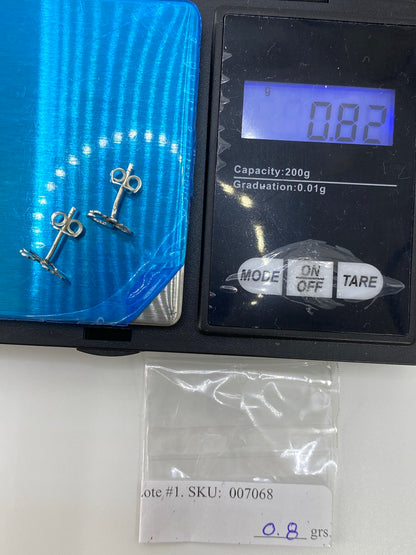 Aretes de Plata Cartoneado Símbolo Femenino — Taxco 925 — foto 6