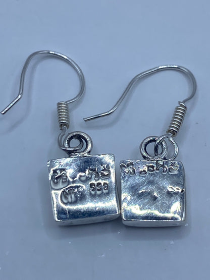 Aretes de Plata con Ópalo de Fuego Azul — Taxco 950 — foto 5