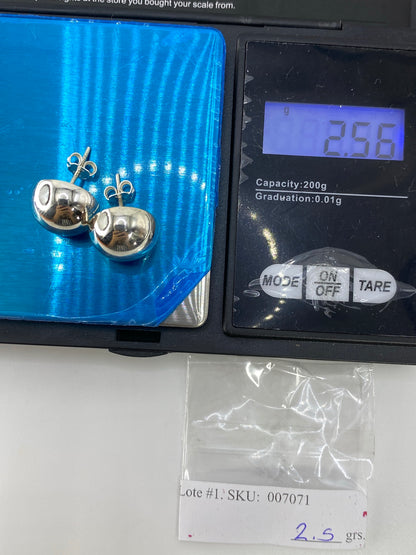 Aretes de Plata Cartoneado Minimalista — Taxco 925 — foto 6