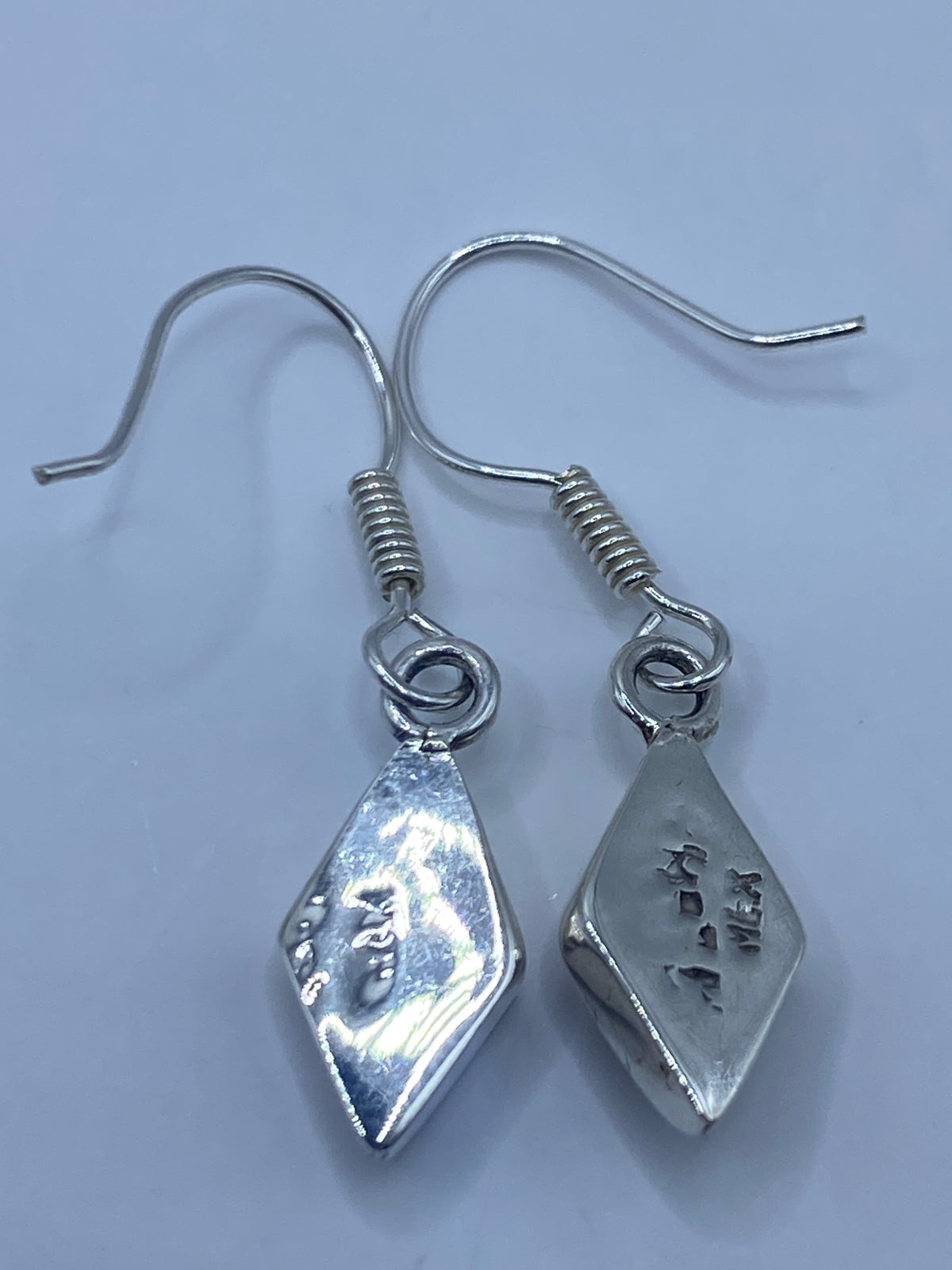 Aretes de Plata con Opalo de Fuego Rosa — Taxco — foto 5