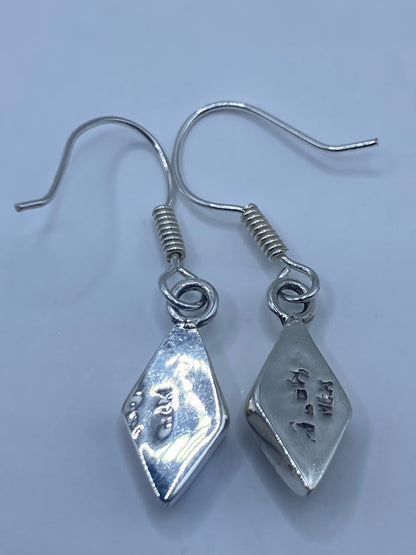 Aretes de Plata con Opalo de Fuego Rosa — Taxco — foto 5