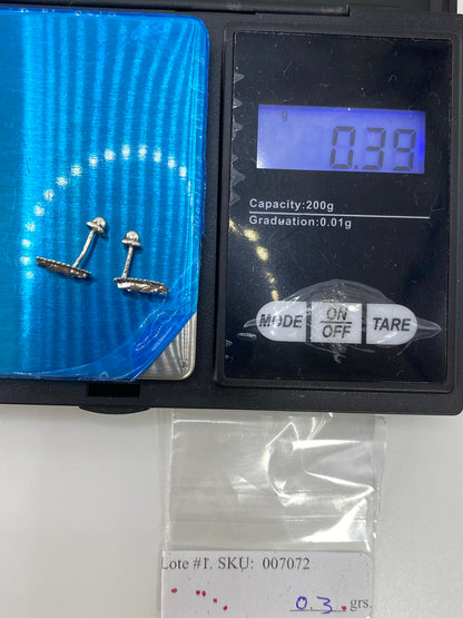 Aretes de Plata Cartoneado Virgen — Taxco 925 — foto 6
