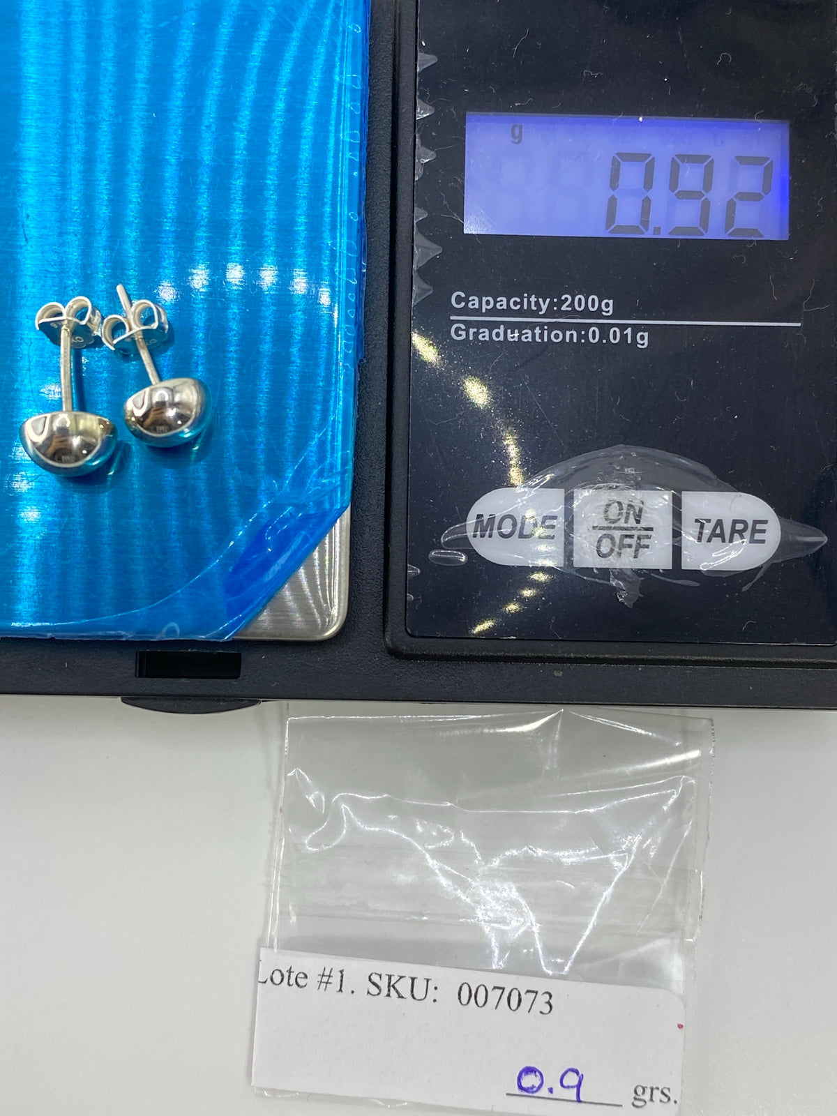 Aretes Plata Cartoneado Minimalistas — Taxco 925 — foto 6