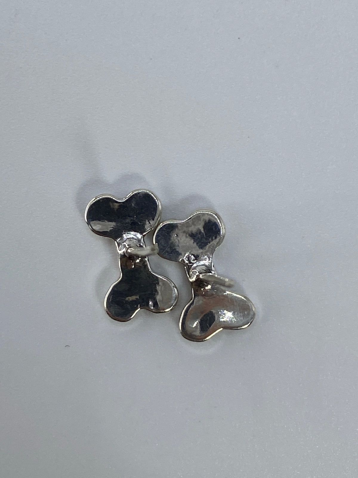 Aretes de Plata 925 Cartoneado Minimalistas — foto 5