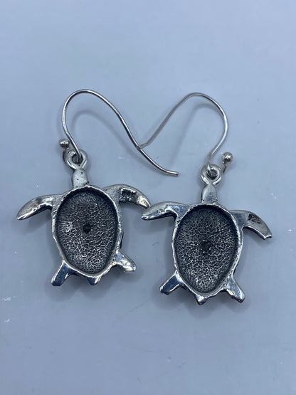 Aretes Plata Tortuga con Ópalo de Fuego — Taxco 925 — foto 5