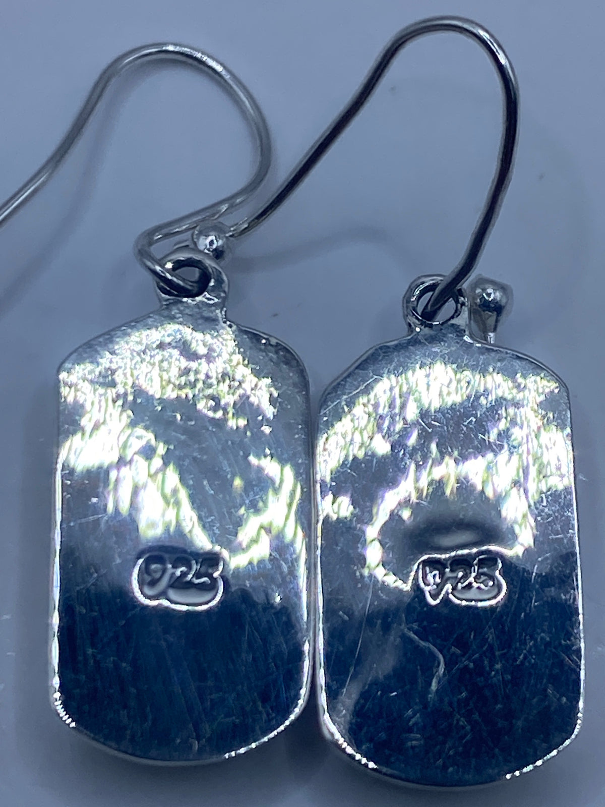 Aretes de Plata Ópalo de Fuego Azul — Taxco 925 — foto 5