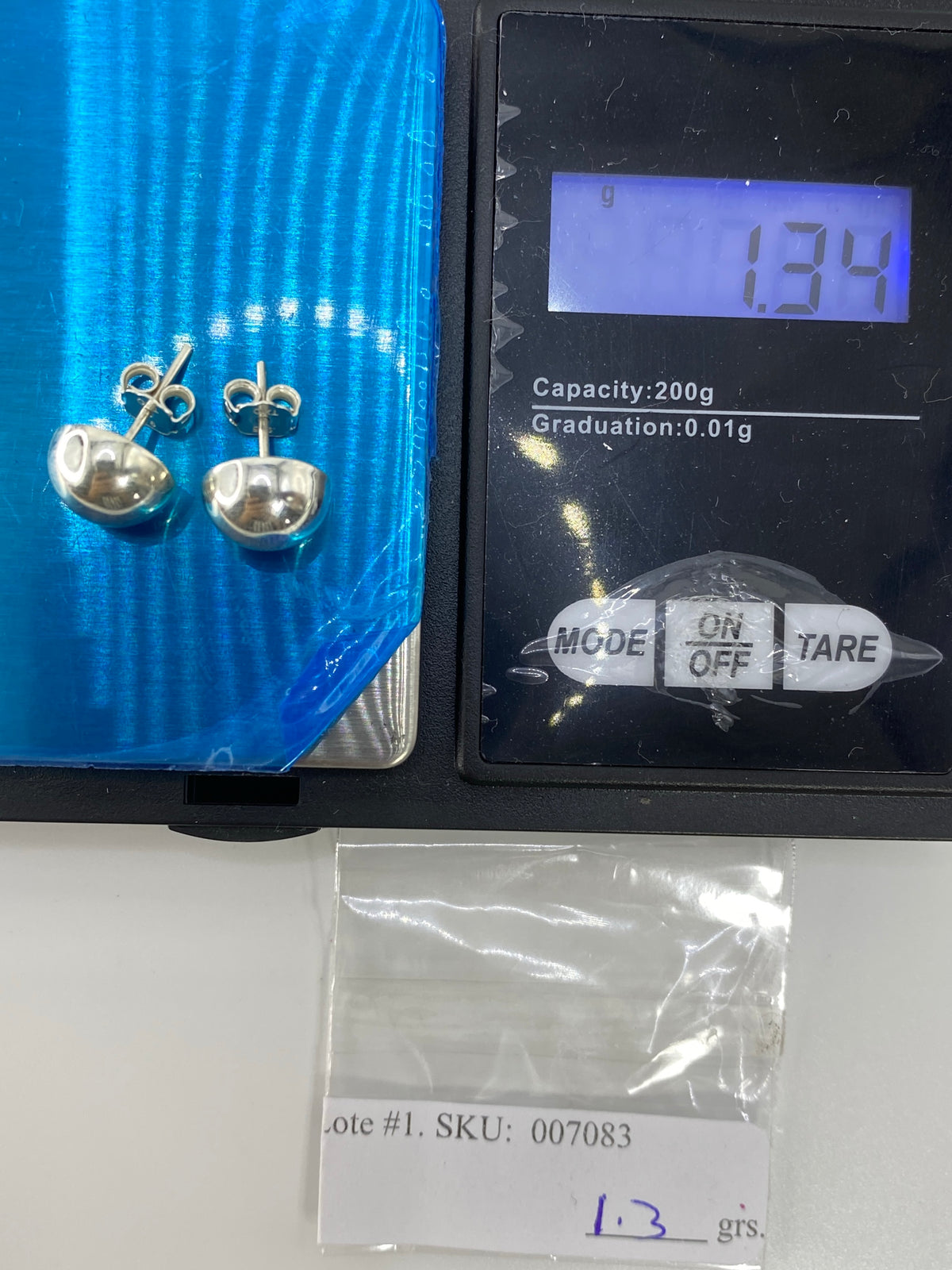 Aretes de Plata Cartoneado Miniatura — Taxco 925 — foto 6