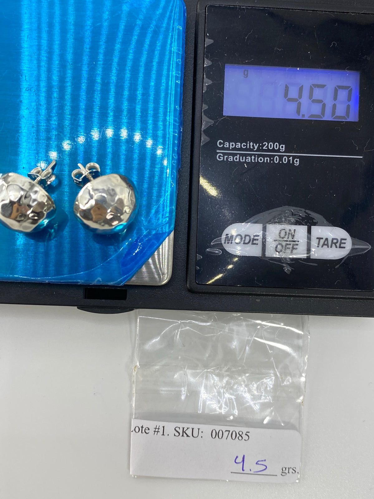 Aretes de Plata Cartoneado Minimalista — Taxco 925 — foto 6