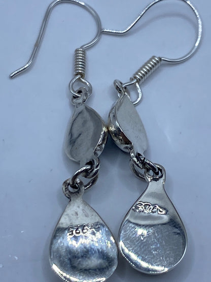 Aretes Plata con Ópalo de Fuego Verde — Taxco 925 — foto 5