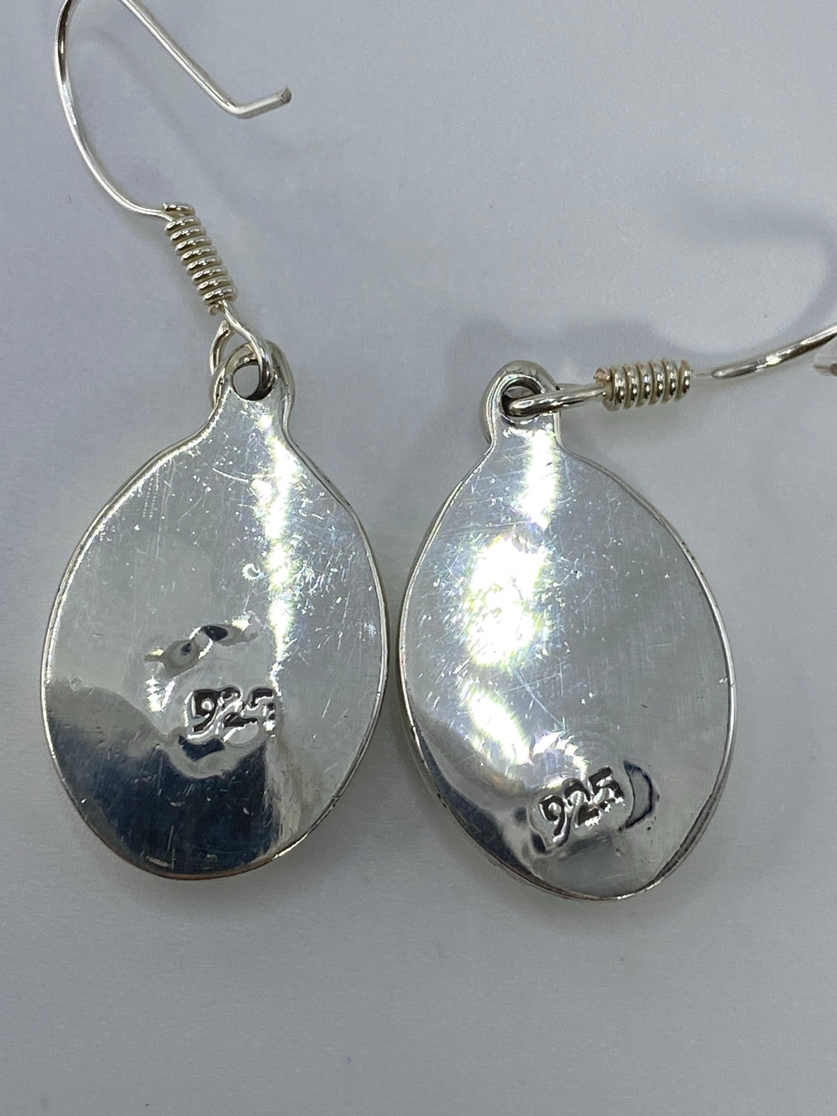 Aretes de Plata con Piedra Verde — Taxco 925 — foto 5