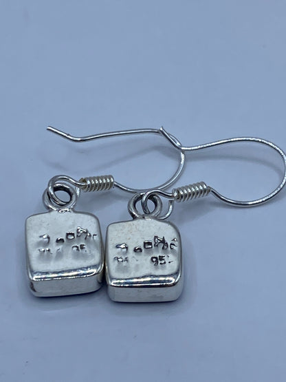 Aretes de Plata 950 Ópalo de Fuego Azul — Taxco — foto 5