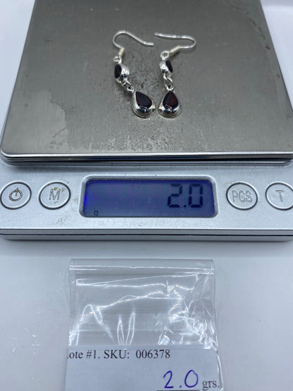 Aretes de Plata con Ópalo de Fuego — Taxco 925 — foto 6