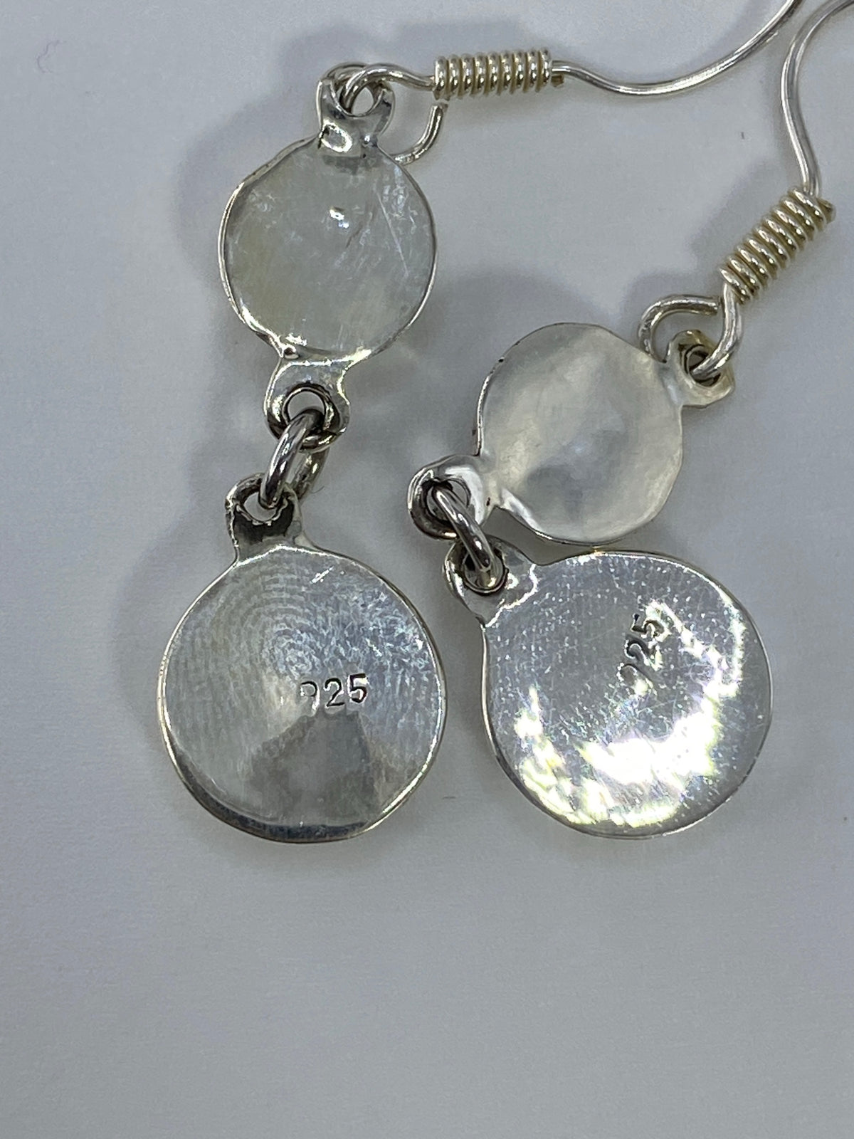 Aretes de Plata Ópalo de Fuego Rojo — Taxco 925 — foto 5