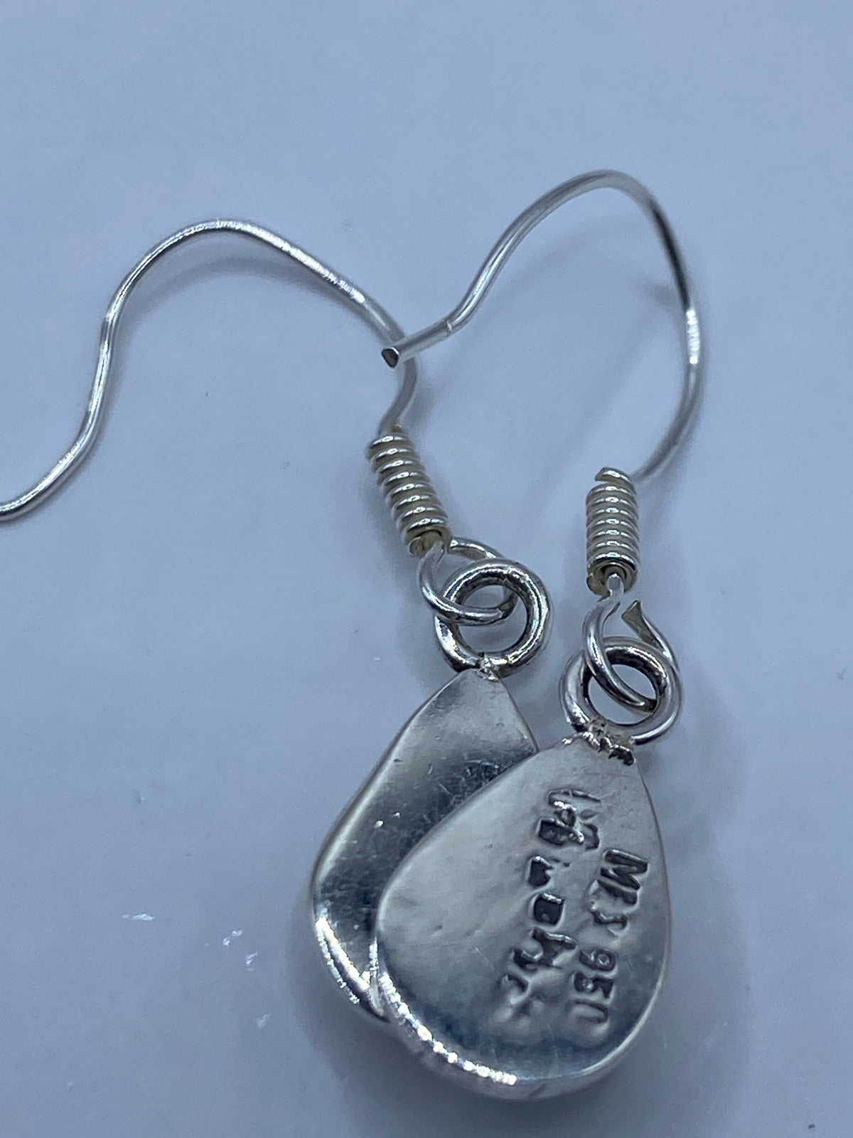 Aretes de Plata con Opalo de Fuego Verde — Taxco 925 — foto 5