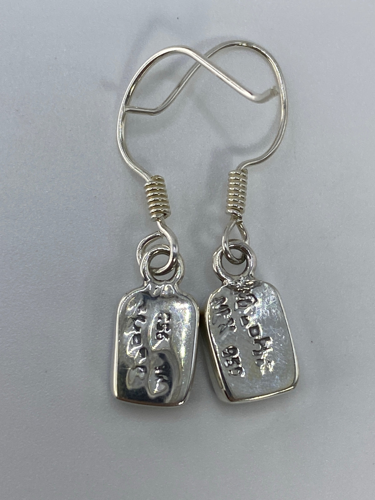 Aretes de Plata con Ópalo de Fuego — Taxco 925 — foto 5