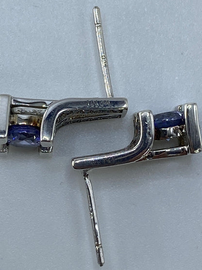 Aretes de Plata con Circonia Morada — Taxco 925 — foto 5