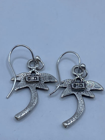 Aretes Palmera Opalo de Fuego Verde — Plata 950 Taxco — foto 5