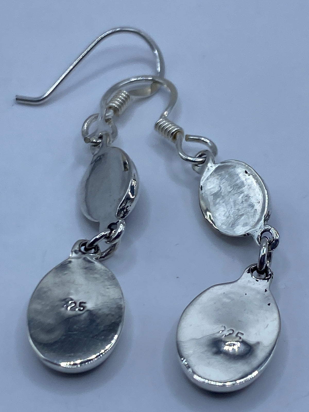 Aretes de Plata con Ópalo de Fuego — Taxco 925 — foto 5