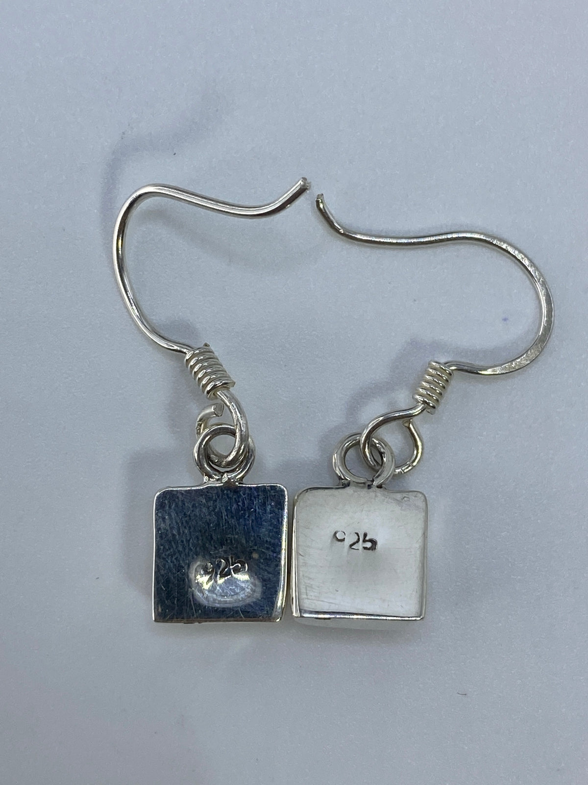 Aretes de Plata con Ópalo de Fuego Rosa — Taxco 925 — foto 5
