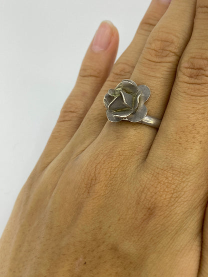 Anillo de Plata Floral Rosa — Taxco 925 — foto 6
