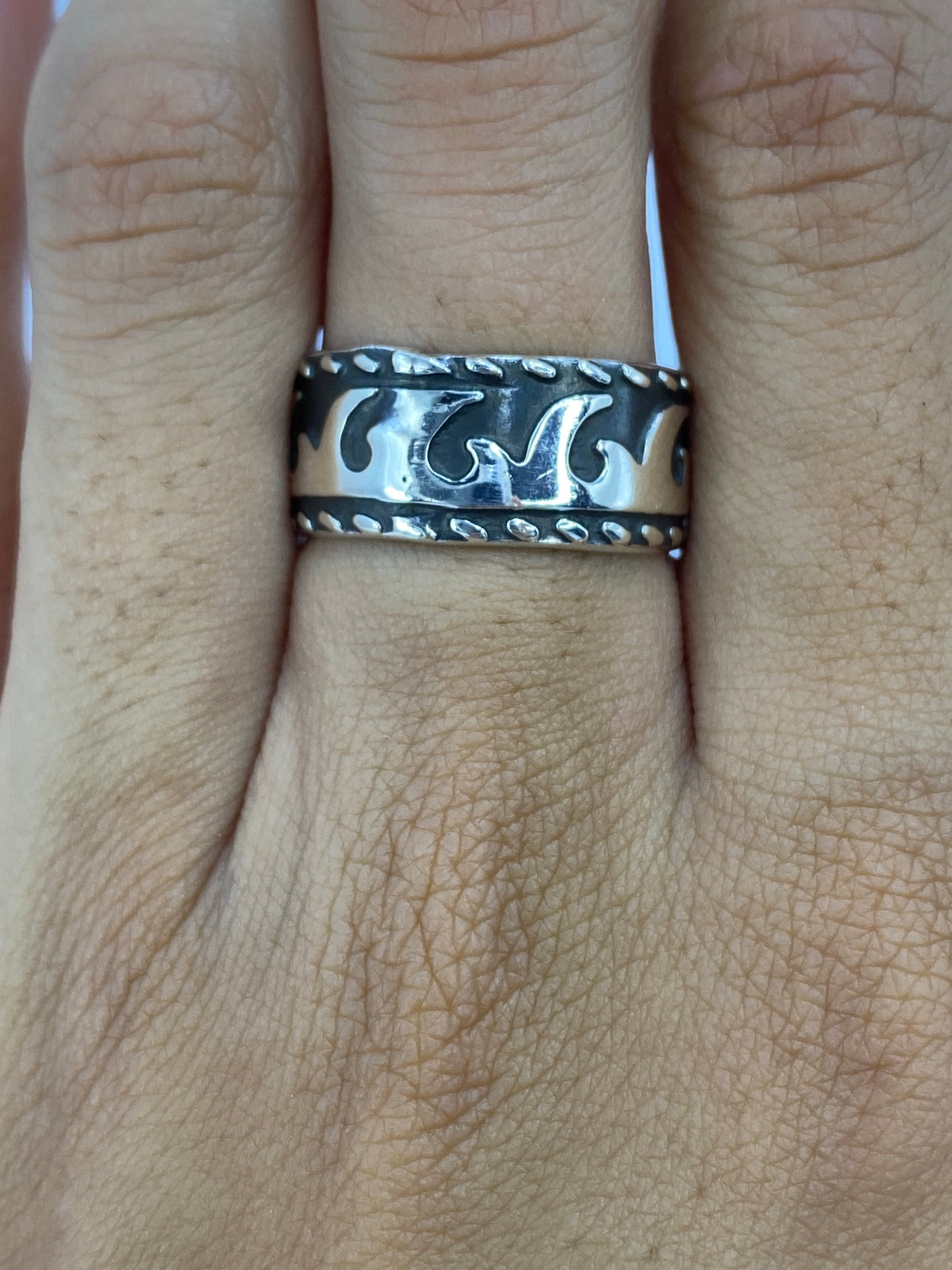 Anillo de Plata Repujado — Taxco 925 — foto 5