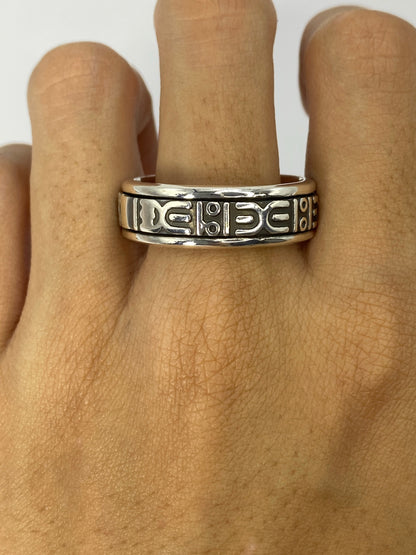 Anillo Plata Repujado Taxco 925 — Talla 13 — foto 5