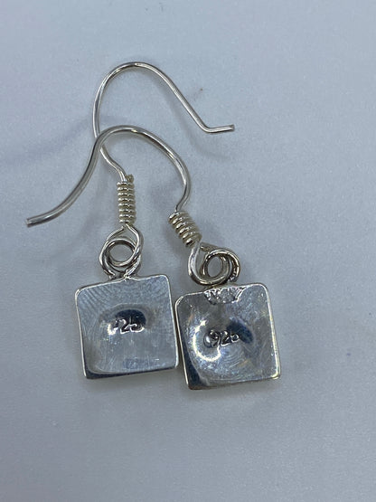 Aretes de Plata con Ópalo de Fuego — Taxco 925 — foto 5