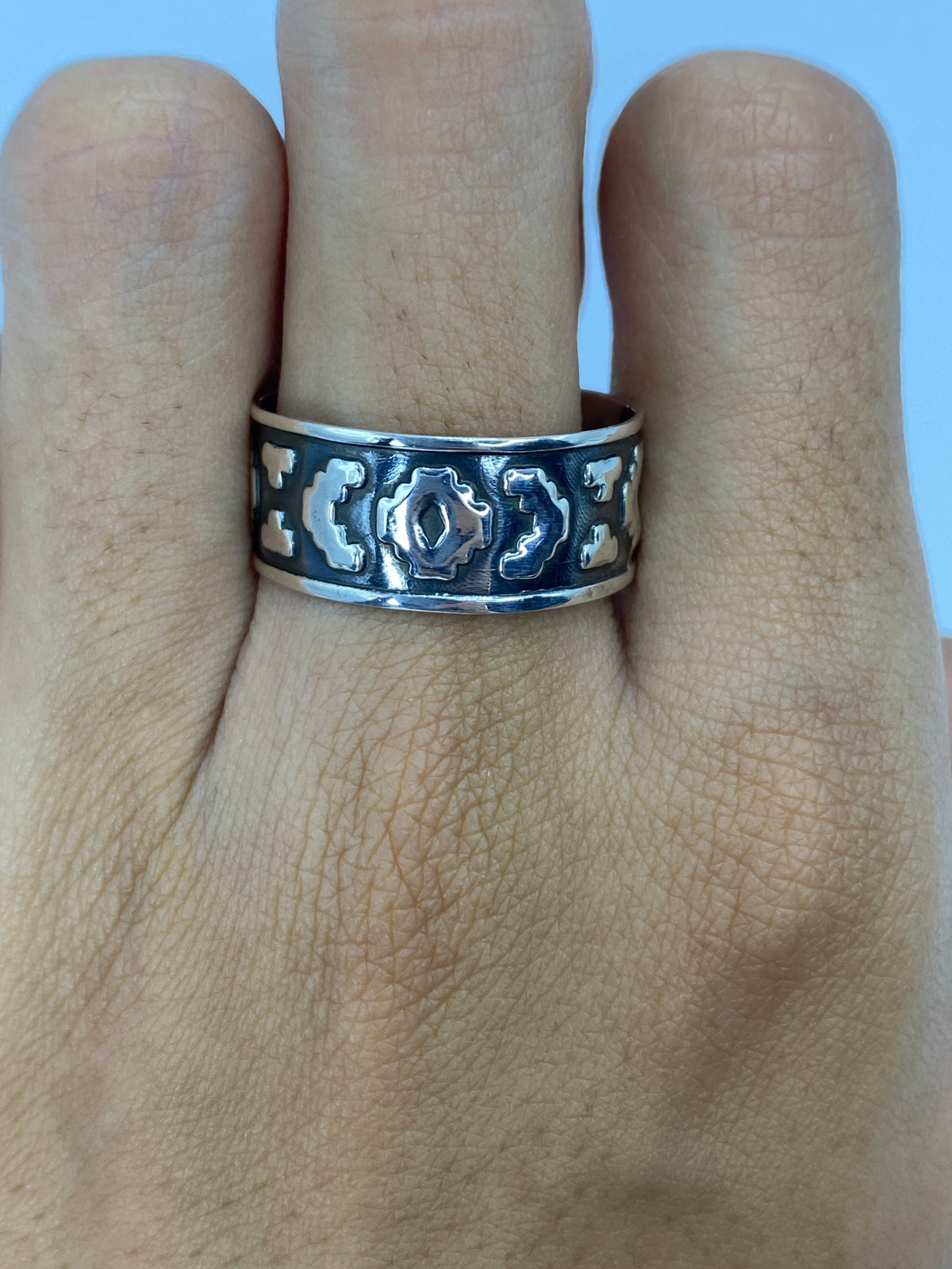 Anillo de Plata 925 Geométrico Moderno — Taxco — foto 5