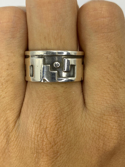 Anillo Repujado Prehispánico Plata 925 — Taxco — foto 5