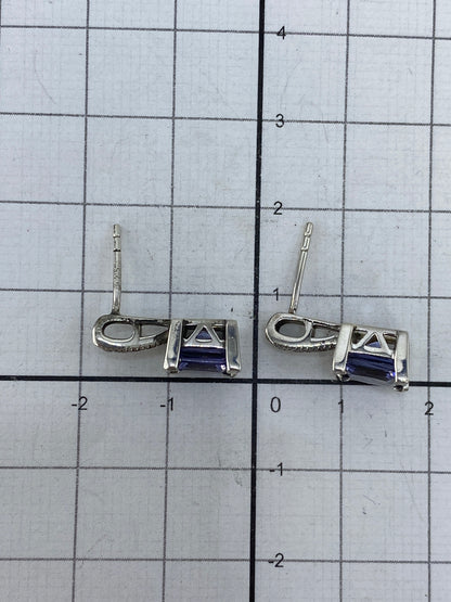 Aretes con presilla butterfly de plata, listos para usar, diseño elegante