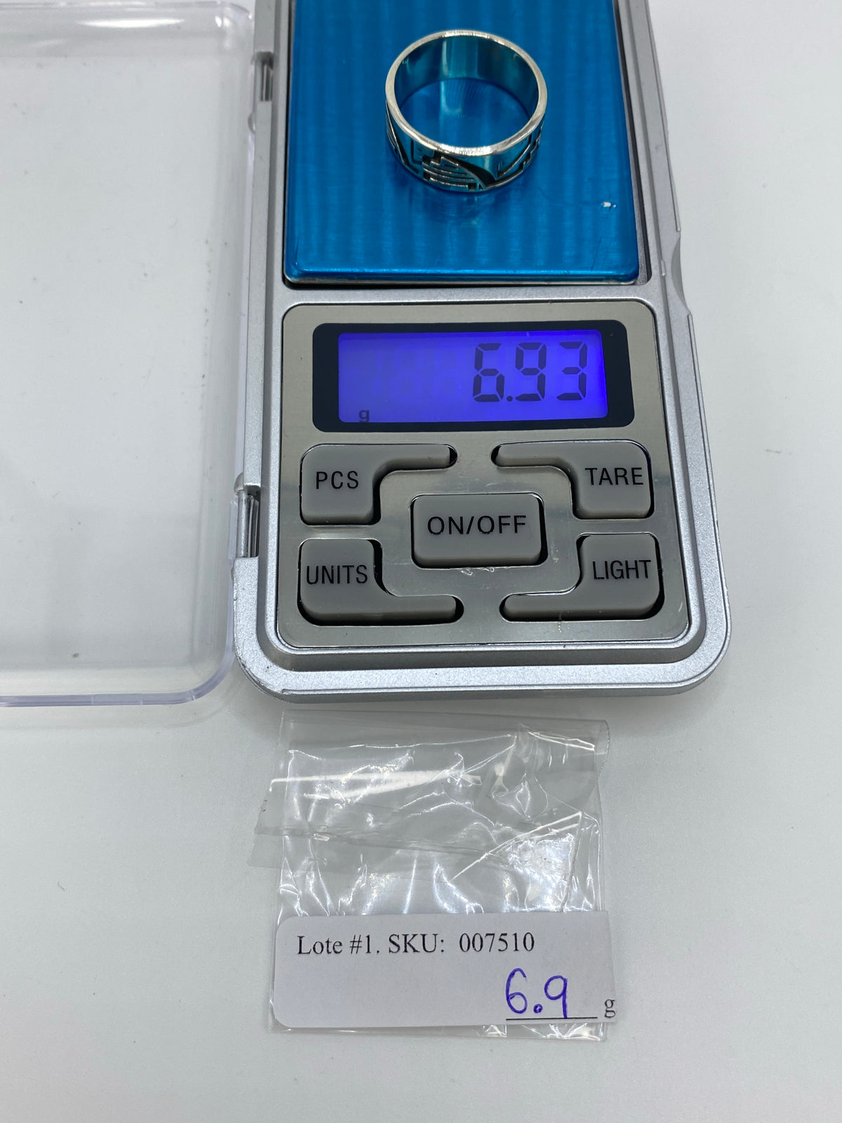 Anillo de Plata Repujado Geométrico — Taxco 925 — foto 6