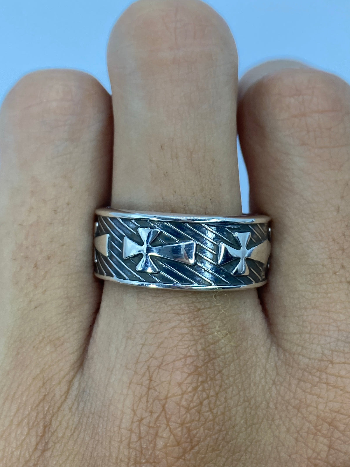 Anillo de Plata con Cruces Religiosas — Taxco 925 — foto 5