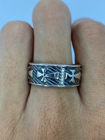 Anillo de Plata con Cruces Religiosas — Taxco 925 — foto 5
