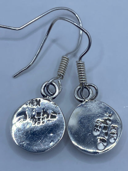 Aretes de Plata con Ópalo de Fuego Azul — Taxco 950 — foto 5