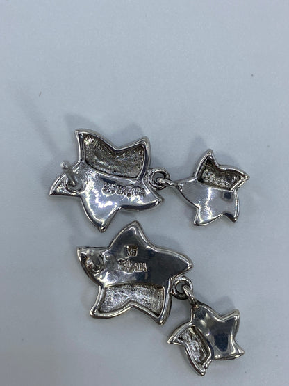 Aretes de Plata con Ópalo de Fuego Verde — Taxco 925 — foto 5