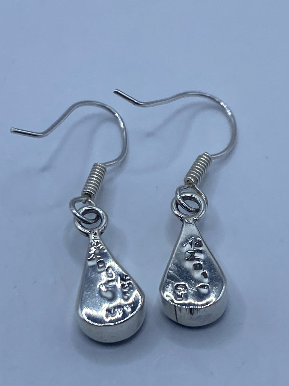 Aretes de Plata 950 con Ópalo de Fuego Azul — foto 5