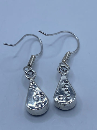 Aretes de Plata 950 con Ópalo de Fuego Azul — foto 5