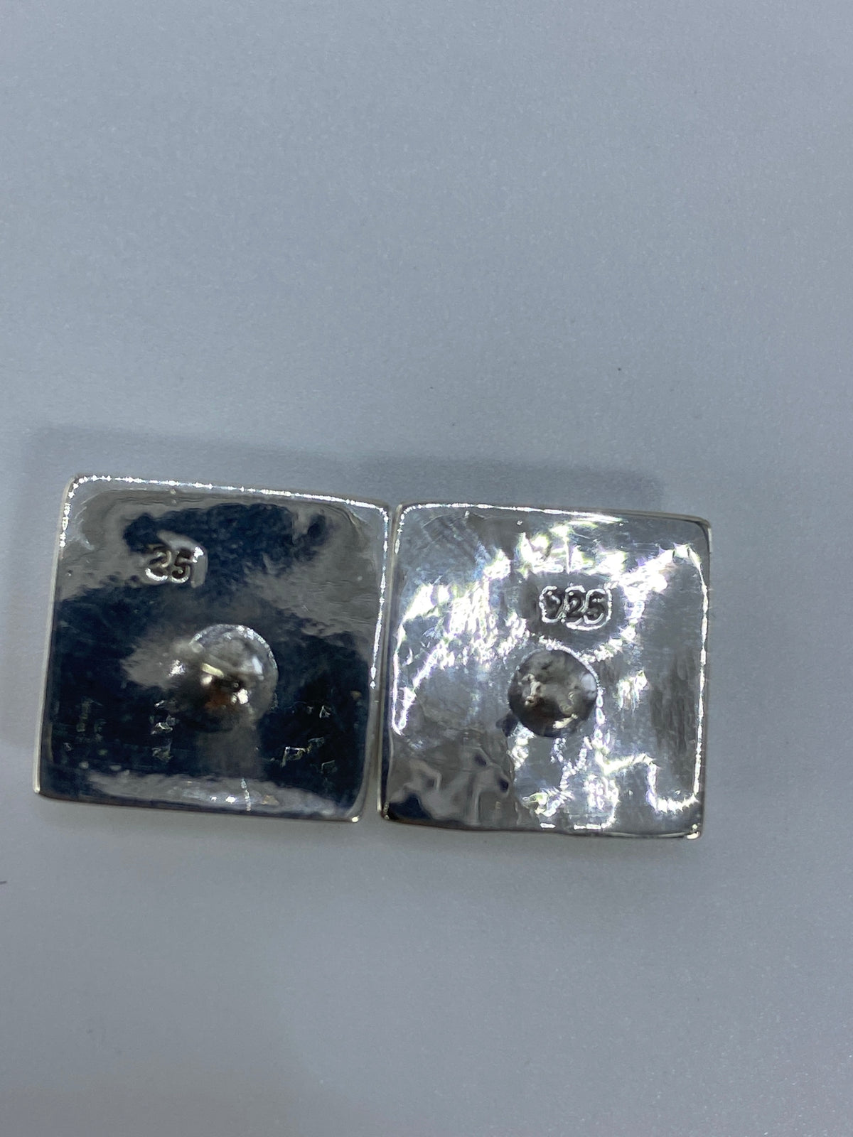 Aretes de Plata con Ópalo de Fuego Multicolor — Taxco 925 — foto 5