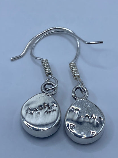Aretes de Plata con Ópalo de Fuego Azul — Taxco — foto 5
