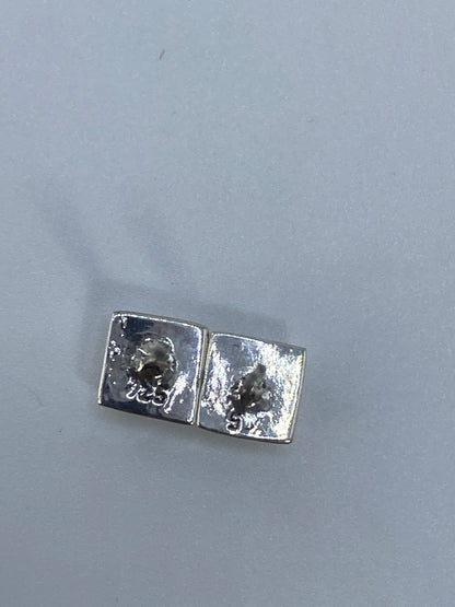 Aretes de Plata con Ópalo de Fuego Verde — Taxco 925 — foto 5