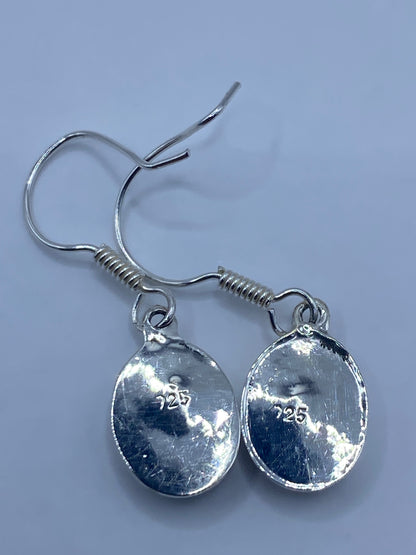 Aretes de Plata con Ópalo de Fuego — Taxco 925 — foto 5