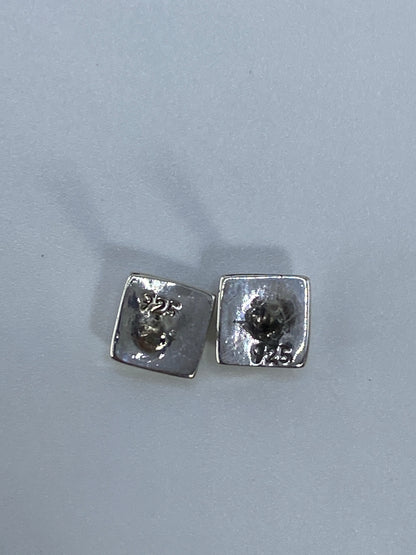 Aretes de Plata Ópalo de Fuego Naranja — Taxco 925 — foto 5