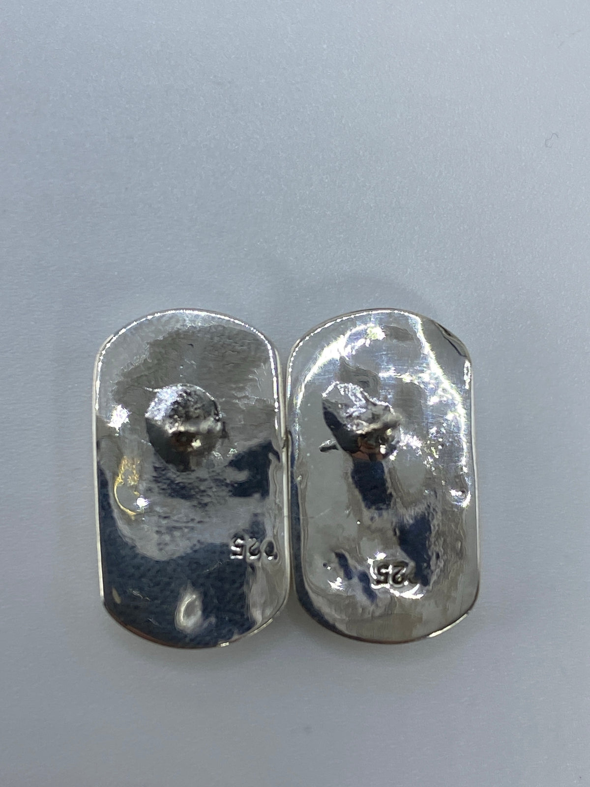 Aretes de Plata 925 con Ópalo de Fuego Multicolor — foto 5