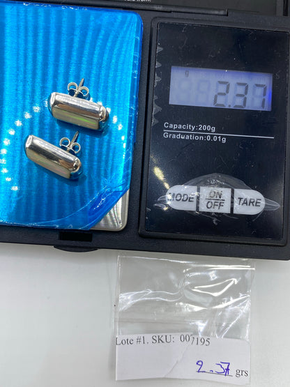 Aretes de Plata 925 con Ópalo de Fuego Multicolor — foto 6