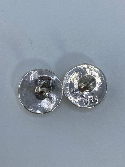 Aretes Plata con Ópalo de Fuego Naranja — Taxco 925 — foto 5