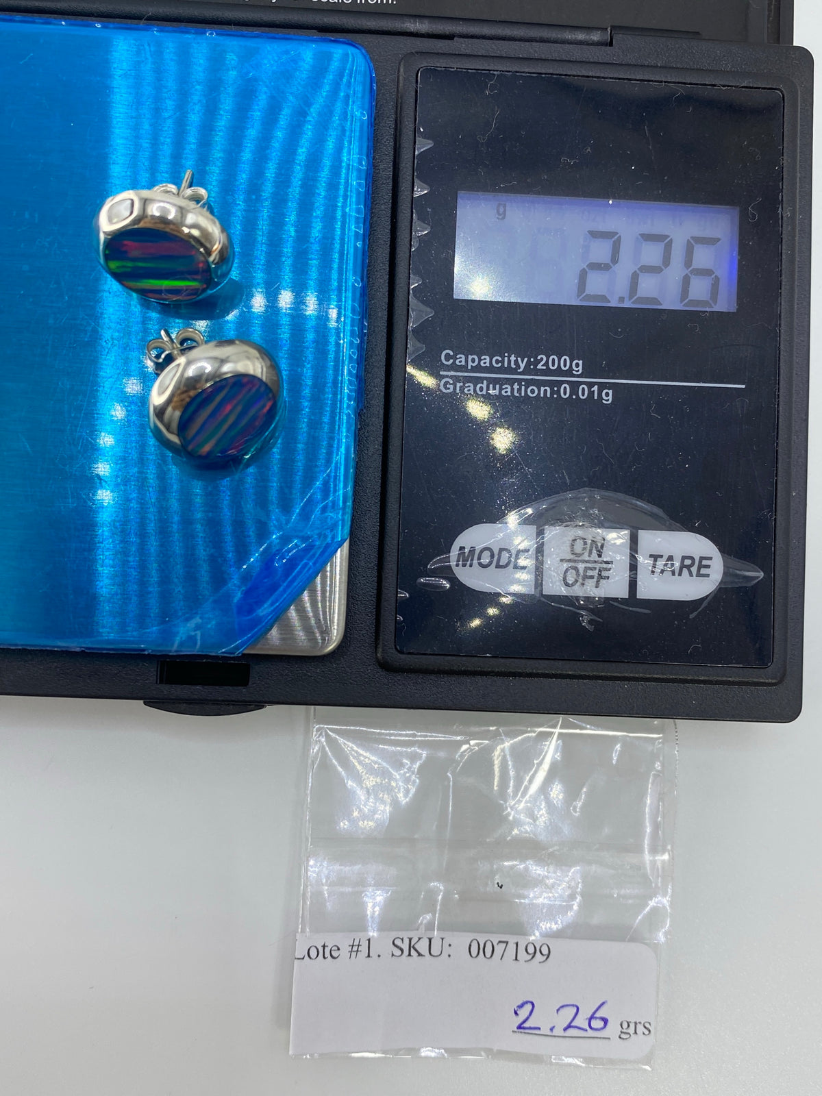 Aretes Plata Ópalo de Fuego Multicolor — Taxco 925 — foto 6