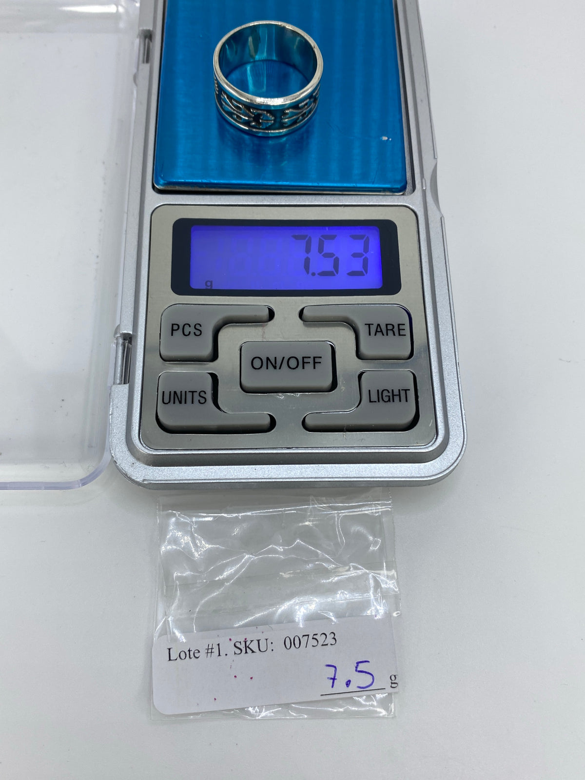 Anillo de Plata Repujado Unisex — Taxco 925 — foto 6